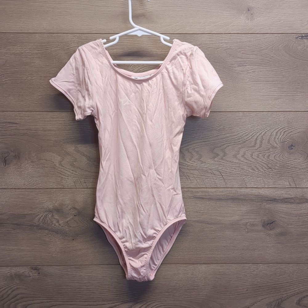 Jacques Moret Light Pink Kids Ballet Leotard Girls Size 12-14 Large